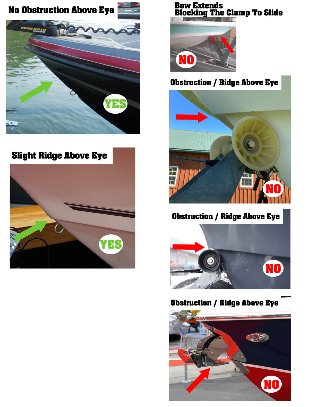 boat latch compatibility obstruction 2